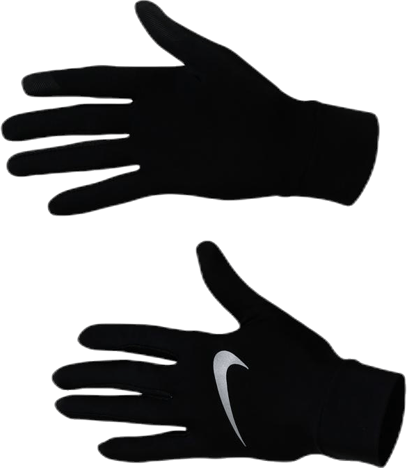 Lightweight Tech Running Gloves Black/Silver, Male, Apparels, hats & caps, Running, Black, S