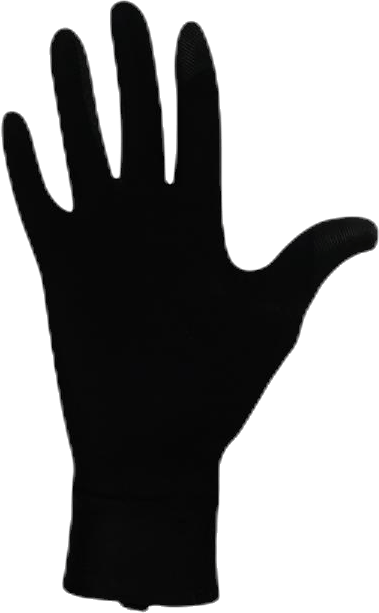 Lightweight Tech Running Gloves Black/Silver, Female, Abbigliamento, cappelli e berretti, In esecuzione, Nero, S