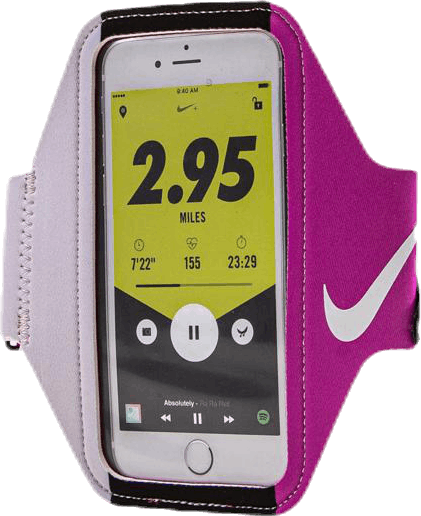 Lean Arm band Printed Pink/Black, Unisex, varusteet, Harjoituslaitteet, Treeni, Vaaleanpunainen, ONESIZE