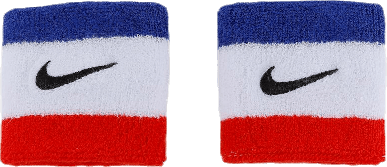 Swoosh Wristbands Black/Red, Unisex, Ekwipunek, Ochrona, Trening, wielokolorowy, ONESIZE