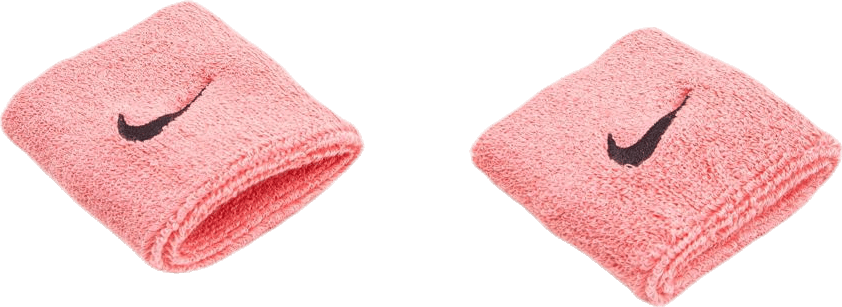 Swoosh Wristbands Pink/Grey, Unisex, Ekwipunek, Ochrona, Trening, ONESIZE