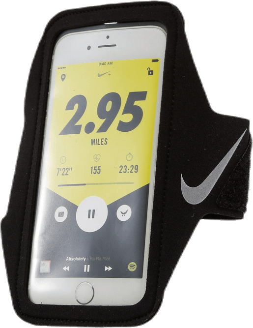 Lean Arm Band Plus Black/Silver, Unisex, varusteet, Harjoituslaitteet, Treeni, ONESIZE