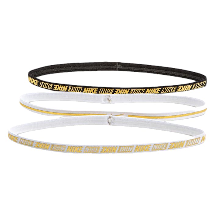 Metallic Headbands 2.0 3-Pack White/Black, Unisex, Vêtements, Chapeaux et casquettes, Entraînement, Jaune, ONESIZE