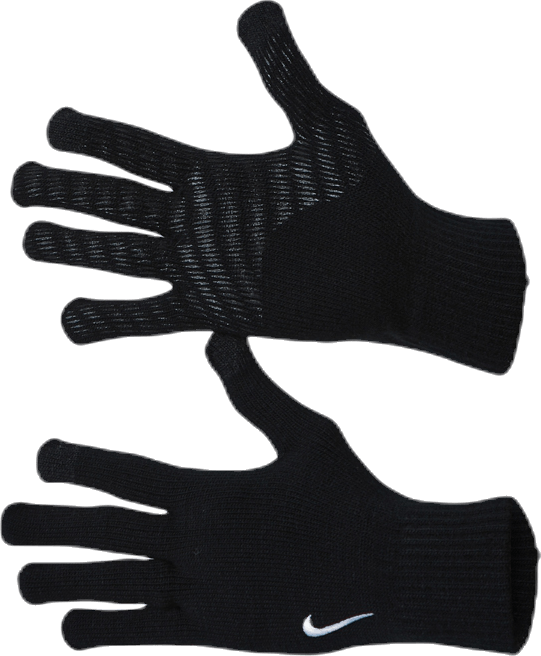 Knitted Tech Grip Gloves White/Black