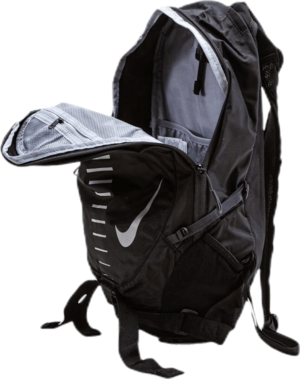 nike run commuter backpack 15l black anthracite silver