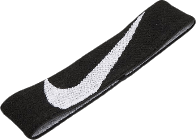 Nike Logo Knit Elastic Headband White/Black, Unisex, Apparels, hats & caps, Workout, Black, ONESIZE