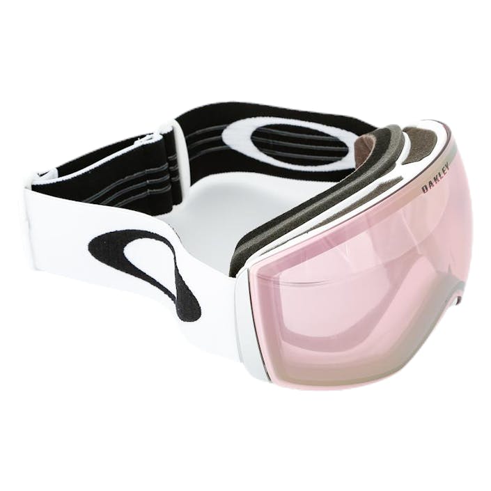 Flight Deck L Matte White/Prizm Snow Hi Pink, Unisex, Vybavenie, okuliare, Alpské športy, Ružová/Biely, ONESIZE