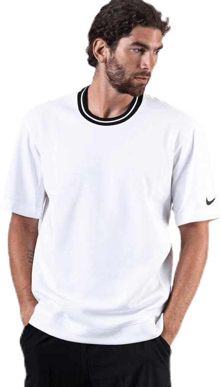 Dry Top SS HoopXfly White/Black, Male, Ropa, Camiseta de manga corta, Baloncesto, Blanco, L