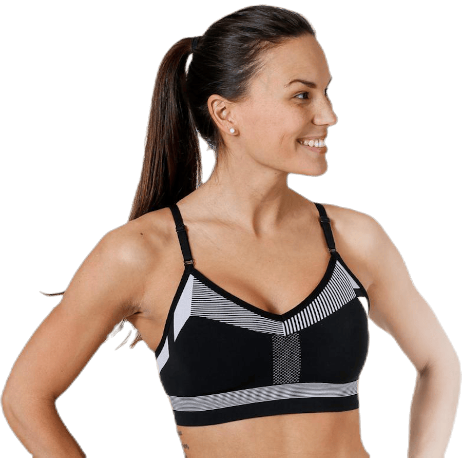 Flyknit Indy Bra White/Black