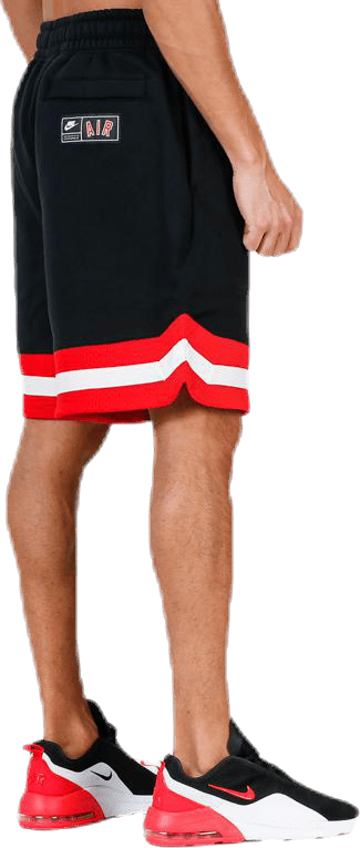 Air Short Fleece Black/Red - Bild 2