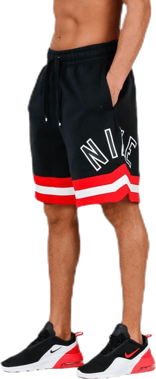 Air Short Fleece Black/Red - Bild 4