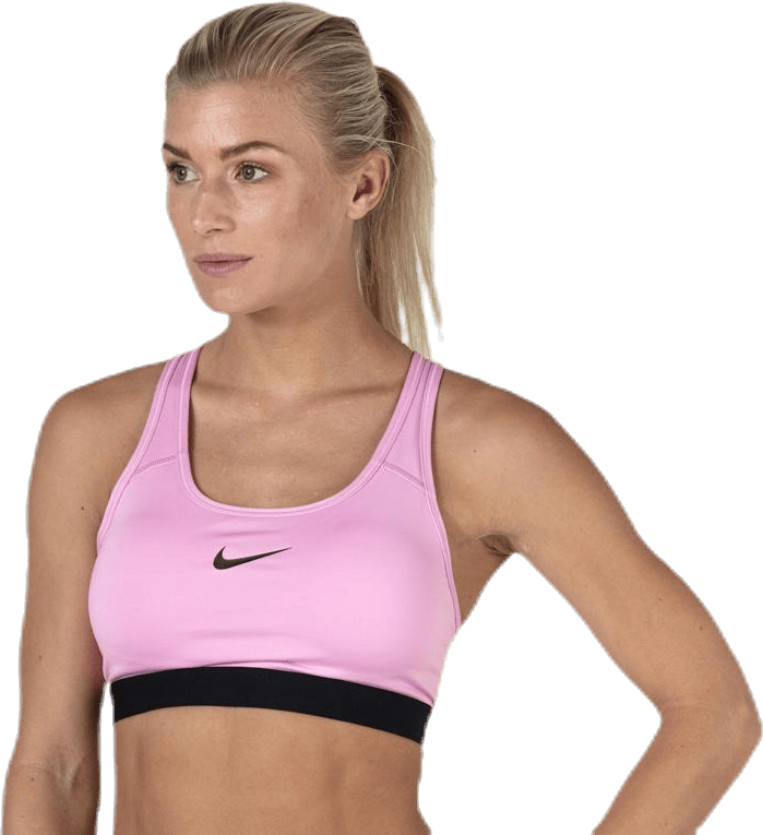Pro Classic Padded Bra Pink/Black, Female, Klær, Sports-BH, Løping, Rosa, XS