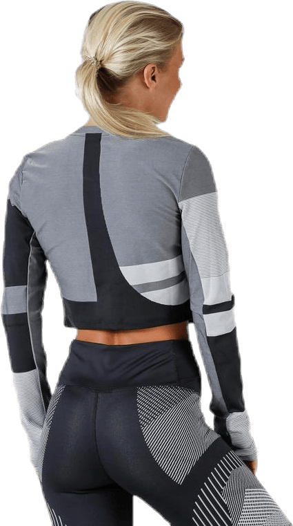 Run Tech Pack Knit Top LS Black/Grey - Bild 3