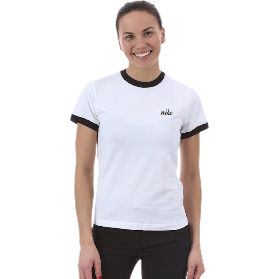 NSW SS Top Ringer White/Black