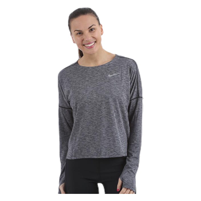Dry Medalist Htr LS Top Black, Female, Aparelhos, Camisas, Corrida, Preto, XL