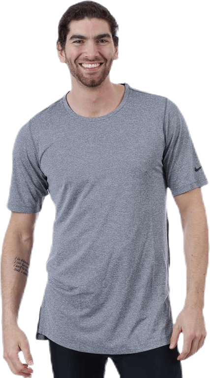 Top SS Fitted Utility Grey, Male, Odevy, Tričko, Posilovať, Šedá, L
