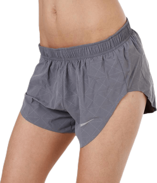 Hi Cut Short Running Division Grey, Female, Apparels, Shorts, Running, Grey, XL