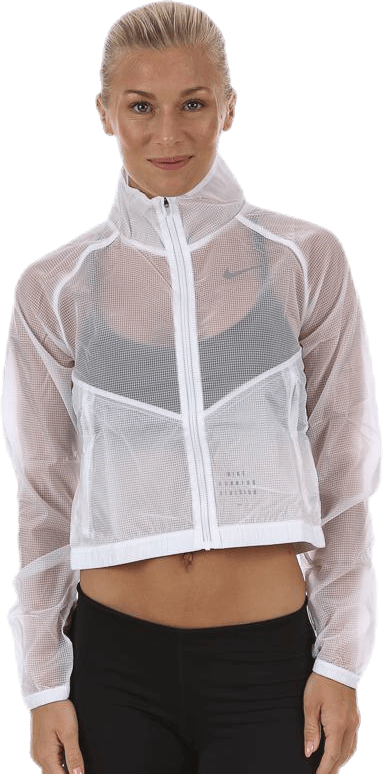nike transparent running jacket