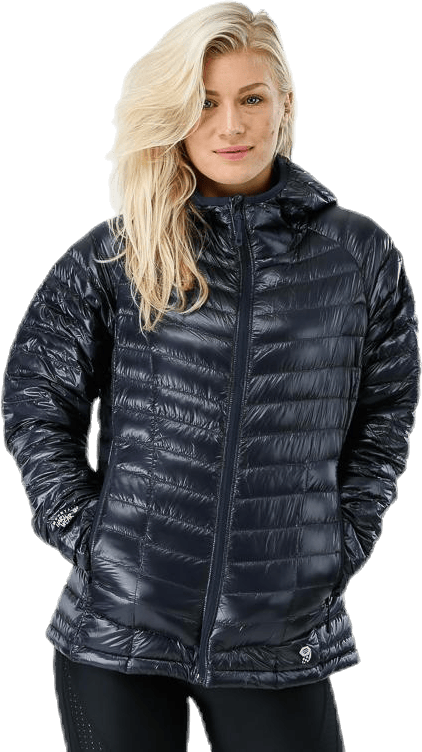 Ghost Whisperer Hooded Down Jacket Black/Grey, Female, Vêtements, vestes, Noir/Gris, L