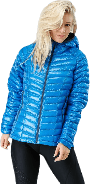 Ghost Whisperer Hooded Down Jacket Blue