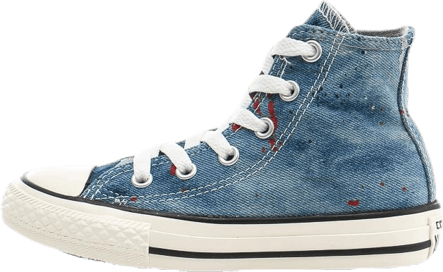 All Star Hi Kids Blue White Red Sportmarken For Honom Runforest