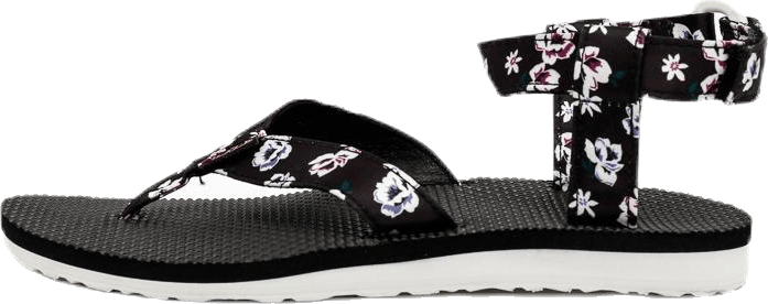 Original Sandal Floral Satin Patterned/Black