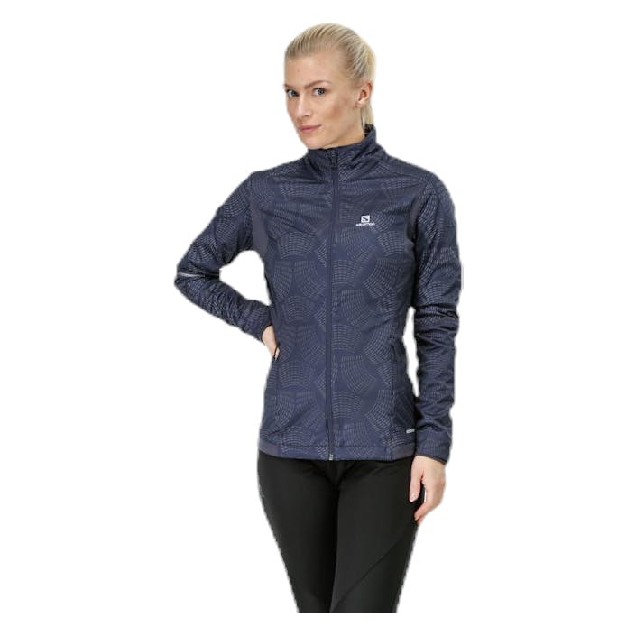 Agile Warm Jacket Grey, Female, Vêtements, vestes, Ski de fond, Gris, XS