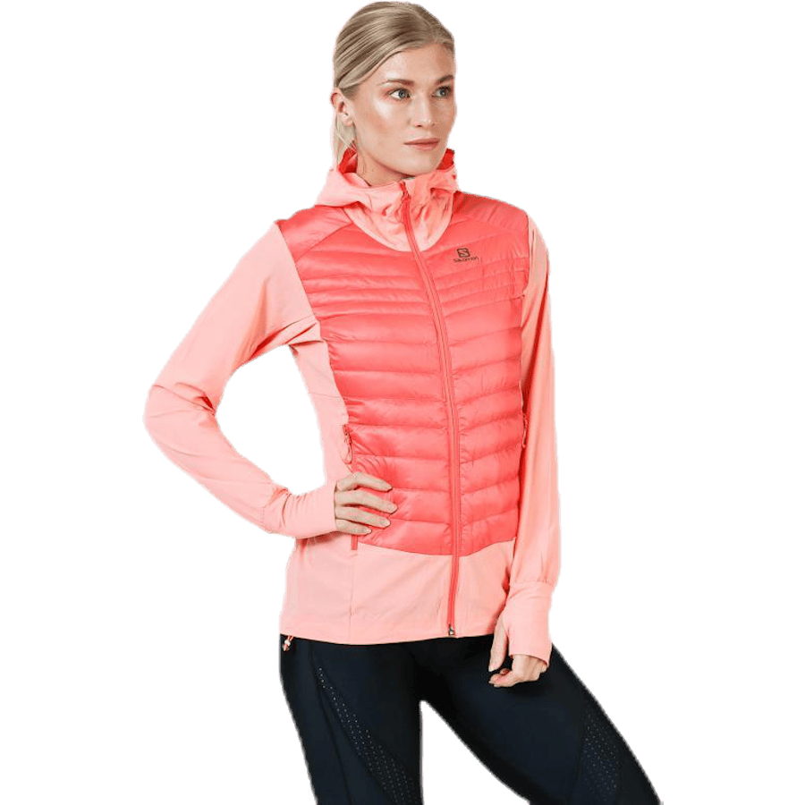Haloes Down Hybrid Hoodie Pink