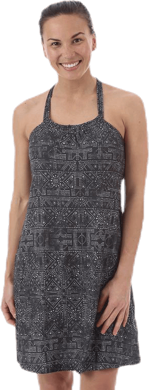 Pristine Dress Patterned/Black