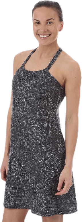 Pristine Dress Patterned/Black