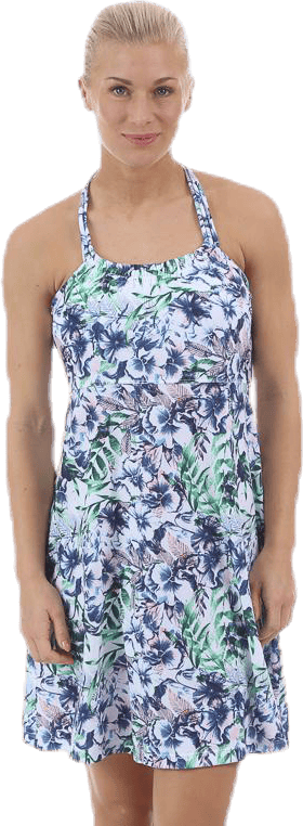 Pristine Dress Patterned/White