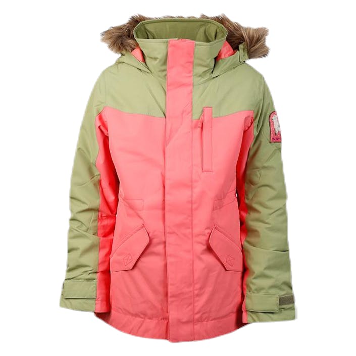 Girls Aubrey Parka Jacket Orange, Unisex, Apparels, jackets, Alpine sports, Orange, M