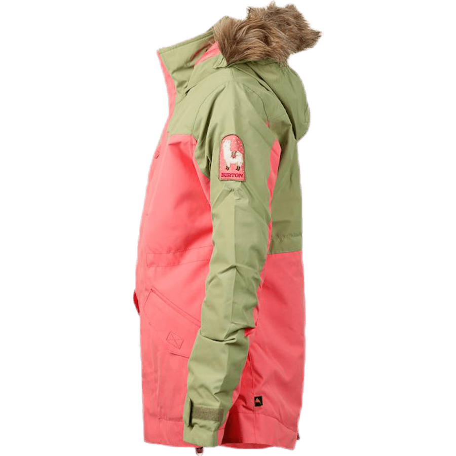 Girls Aubrey Parka Jacket Orange - Bild 2