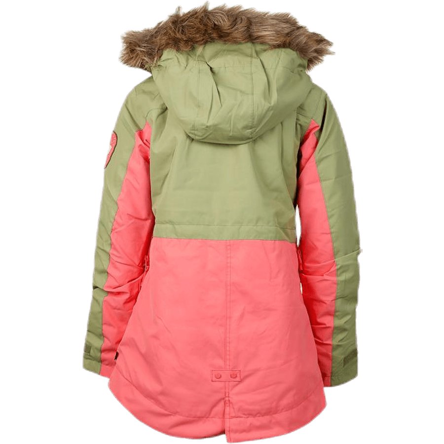 Girls Aubrey Parka Jacket Orange - Bild 3