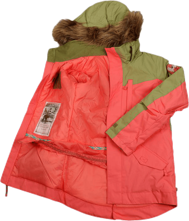 Girls Aubrey Parka Jacket Orange - Bild 4