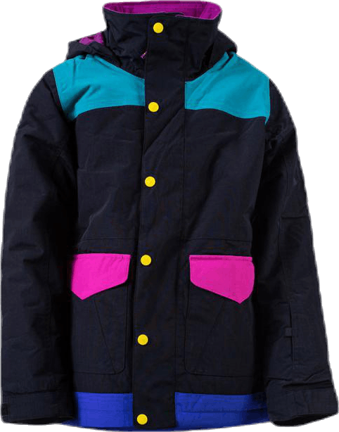 Girls Echo Jackets Pink/Black, Unisex, Klær, jakker, Alpinsport, Rosa/Svart, XL