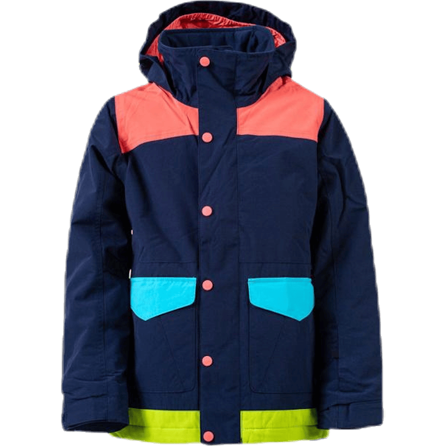 Girls Echo Jackets Blue/Orange