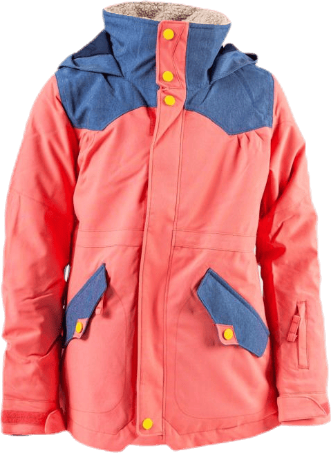 Shortleaf Dryride Parka Youth Orange/Blue