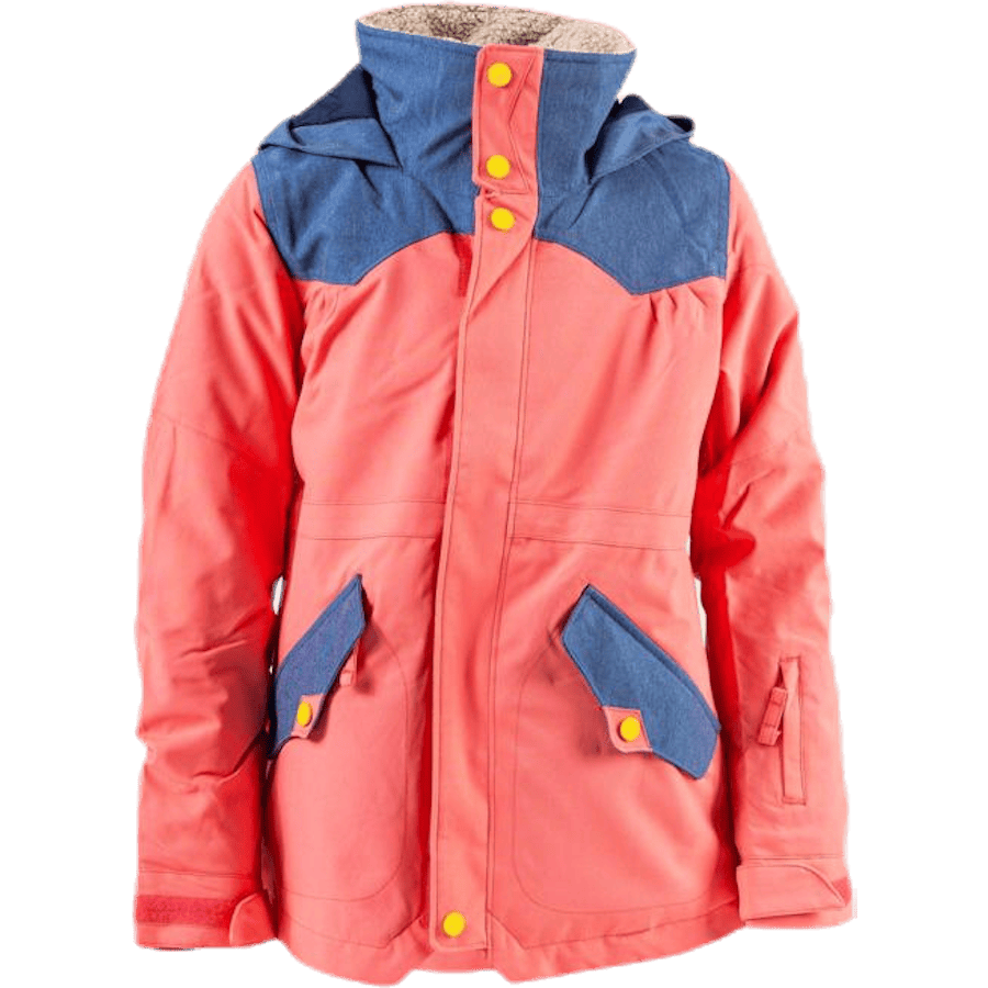 Shortleaf Dryride Parka Youth Orange/Blue