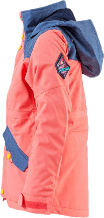 Shortleaf Dryride Parka Youth Orange/Blue - Bild 2