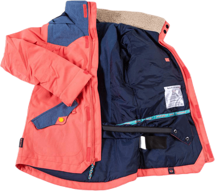 Shortleaf Dryride Parka Youth Orange/Blue - Bild 4