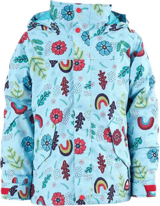 Girls Elodie Jacket Blue/Patterned, Unisex, Apparels, jackets, Alpine sports, Blue/Patterned, 152