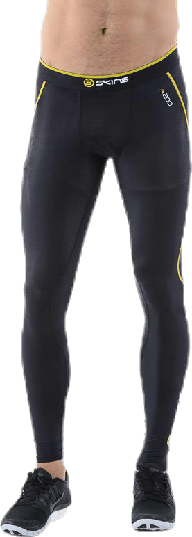 A200 Mens Compression Tights Black, Male, Apparels, Leggings, Workout, Black, XS