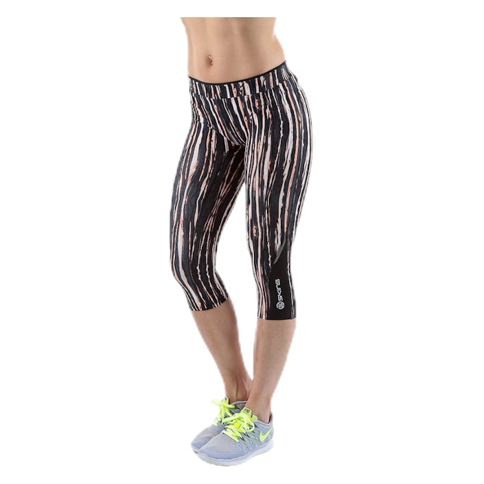 A200 Womens 3/4 Tights Patterned, Female, Apparels, Leggings, Workout, Patterned, M