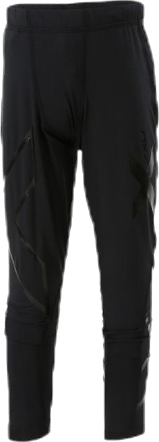 Boy's Compression Tights-U Junior Black, Unisex, Apparels, Leggings, Running, Black, S