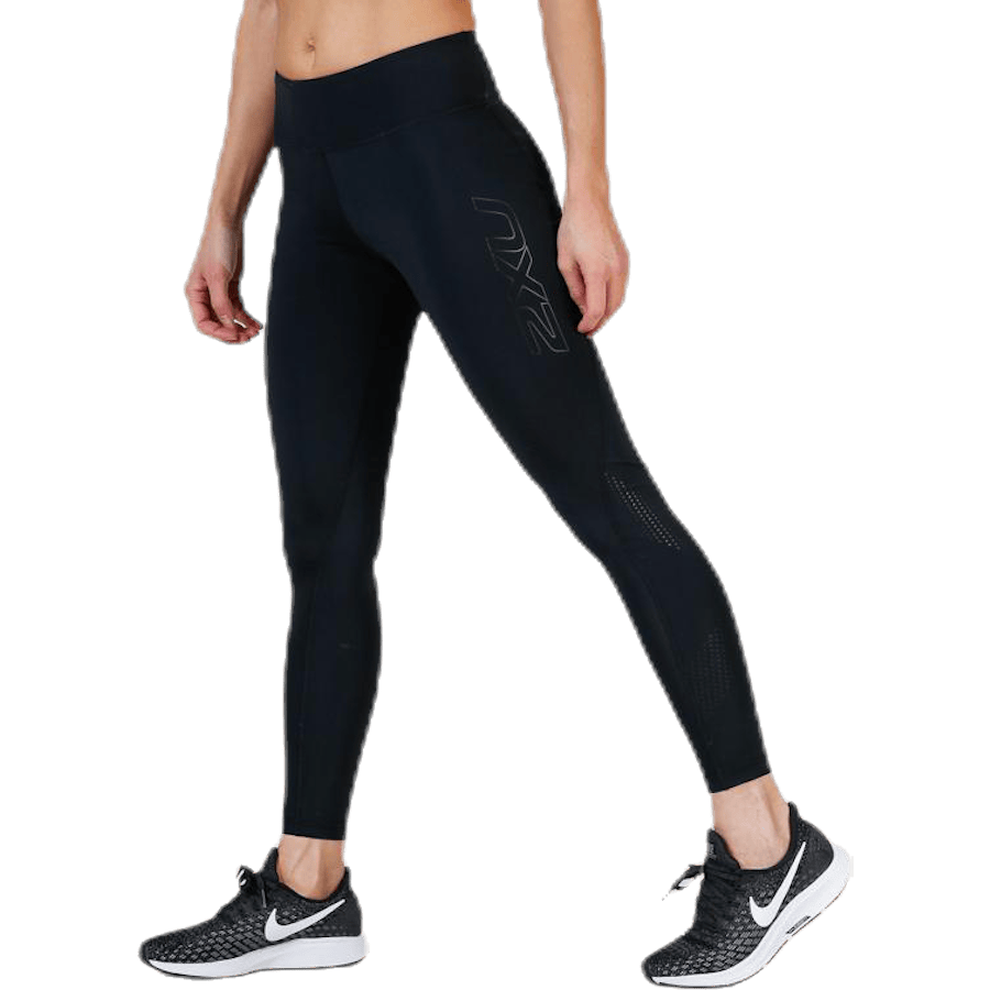 Mid-Rise Compression Tights Black - Bild 3