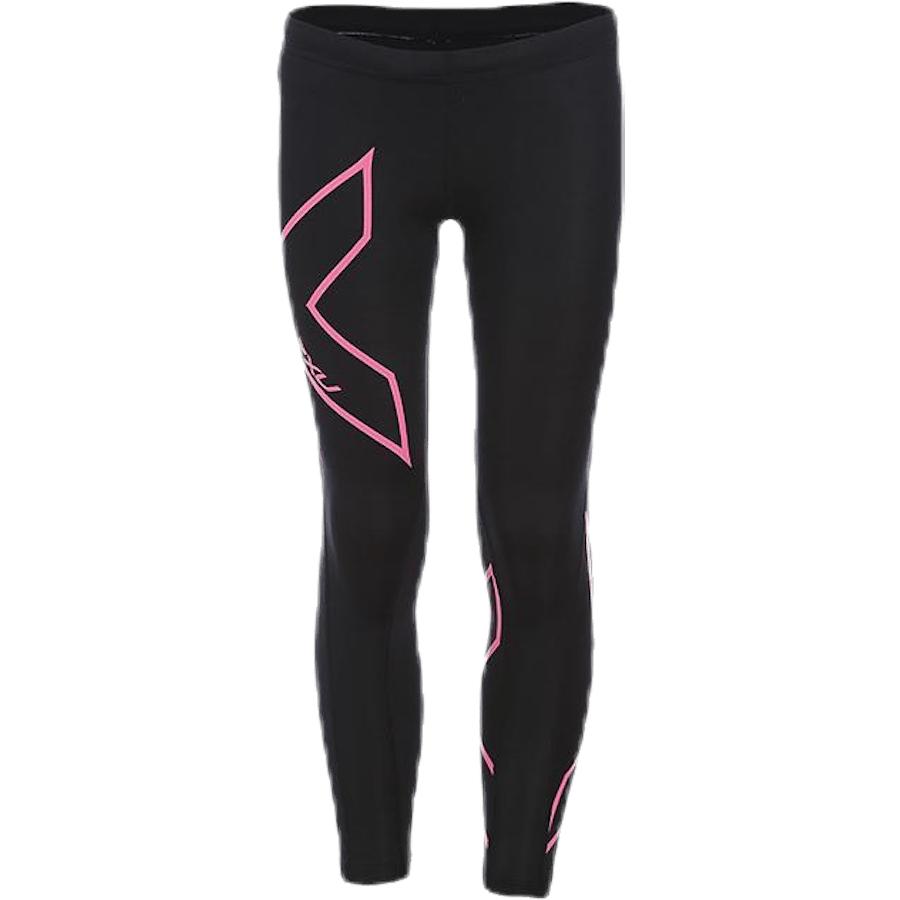 Girl`s Compression Tights-U Junior Pink/Black