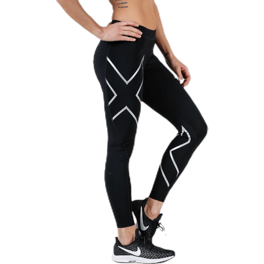 TR2 Compression Tights Black/Silver - Bild 4