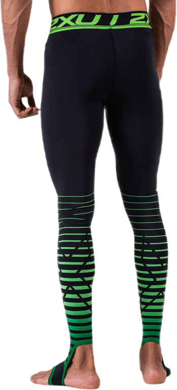 PowerRecovery Compression Tights Green/Black