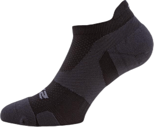 Vectr LightCushion NoShow Sock Black/Grey, Unisex, Klær, Sokker, Trening, Svart/Grå, M